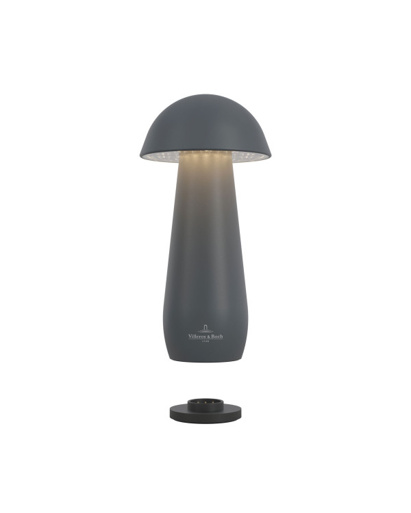 MODENA – 16cm, antraciet, oplaadbare tafellamp van Villeroy & Boch