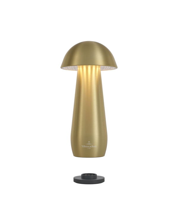 MODENA – 16cm, geborsteld goud, oplaadbare tafellamp van Villeroy & Boch