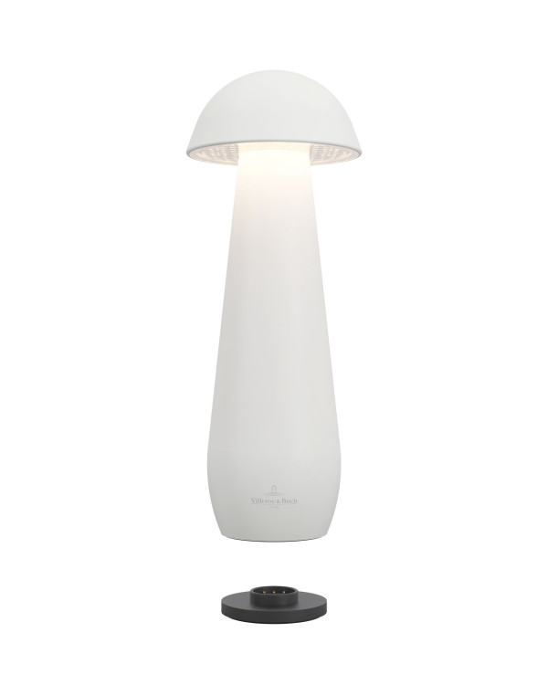 MODENA – 21cm, wit, oplaadbare tafellamp van Villeroy & Boch