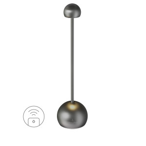 ELBA RC – grafiet geborsteld, oplaadbare tafellamp van Villeroy & Boch – afbeelding 4