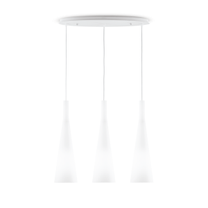 Hanglamp MILK wit van Ideal Lux - OANN