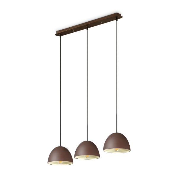 Hanglamp FOLK roest van Ideal Lux - OANN