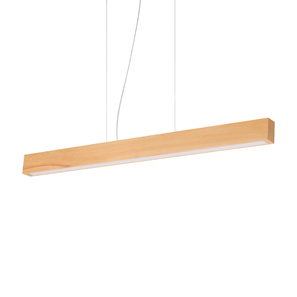 Hanglamp CRAFT walnoot van Ideal Lux - OANN