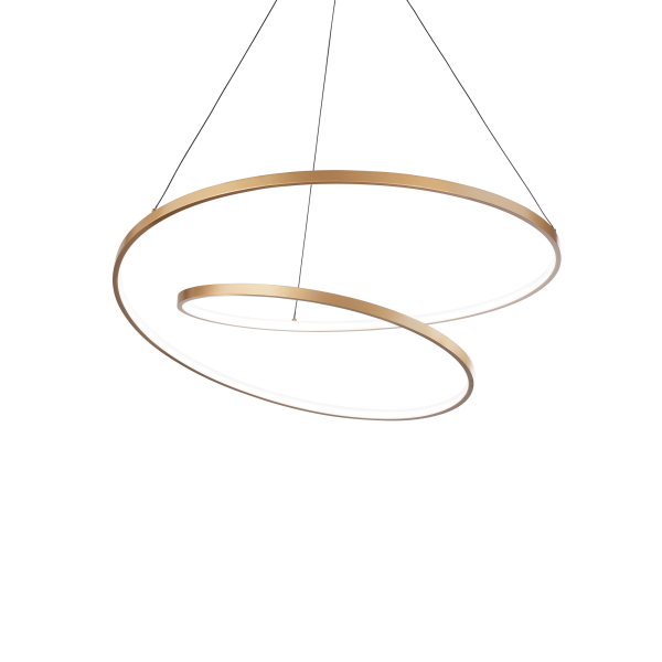 Hanglamp OZ messing van Ideal Lux - OANN
