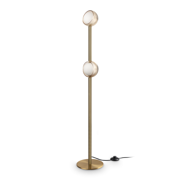Vloerlamp BLOOM messing van Ideal Lux - OANN