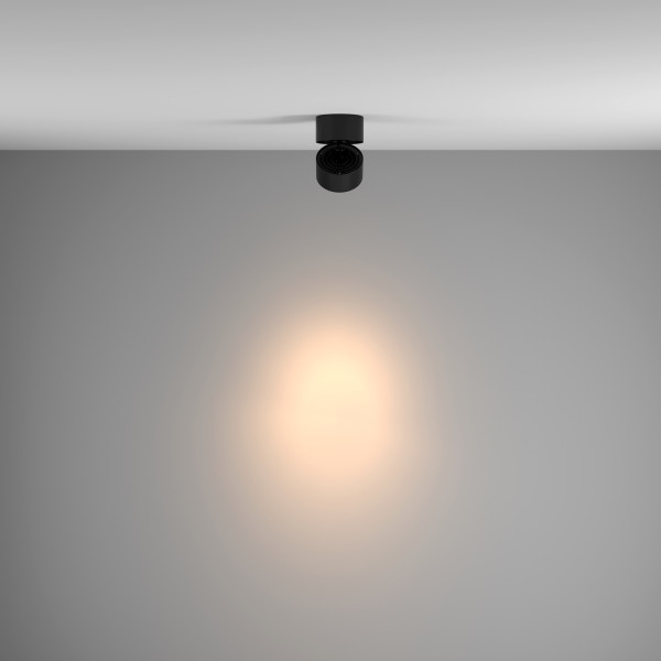 Plafondlamp Yin zwart detail van Maytoni - OANN