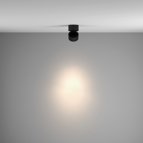 Plafondlamp Yin zwart detail van Maytoni - OANN