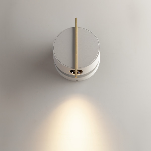 Wandlamp Nuance wit opstelling van Maytoni - OANN