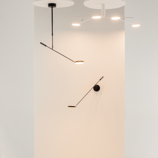 Wandlamp Fad zwart opstelling van Maytoni - OANN
