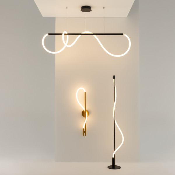 Wandlamp Tau goud zijaanzicht van Maytoni - OANN