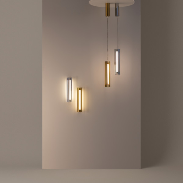 Wandlamp Sonata messing opstelling van Maytoni - OANN