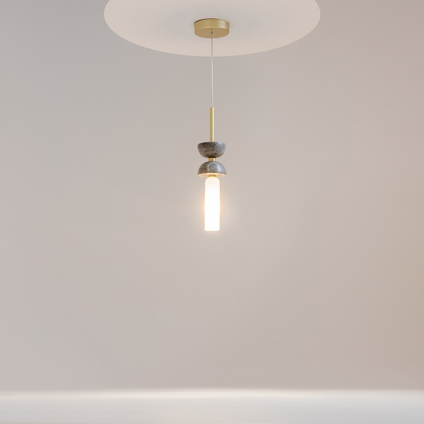 Hanglamp Kyoto grijs opstelling van Maytoni - OANN
