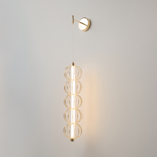 Wandlamp Golden Cage goud detail van Maytoni - OANN