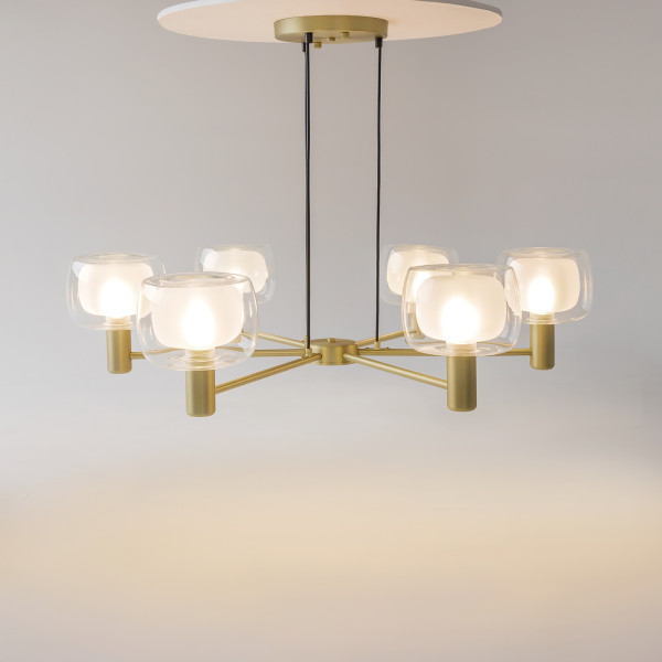 Hanglamp Vision goud opstelling van Maytoni - OANN