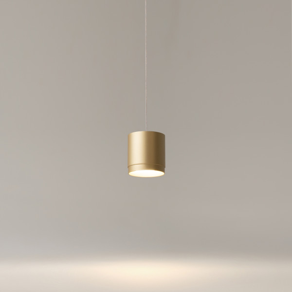 Hanglamp Polar goud mat zijaanzicht van Maytoni - OANN