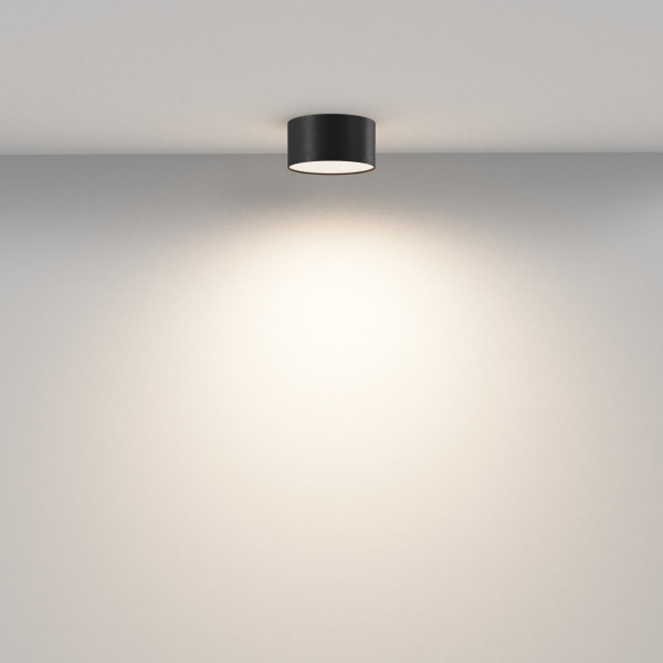 Plafondlamp Zon zwart detail van Maytoni - OANN