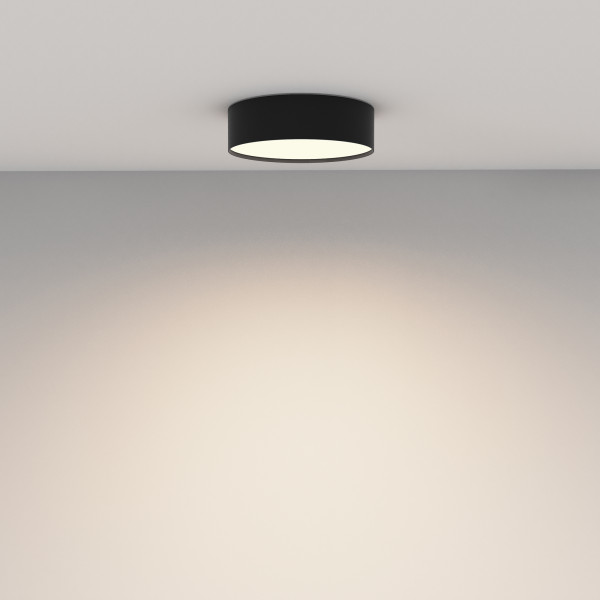 Plafondlamp Zon zwart detail van Maytoni - OANN