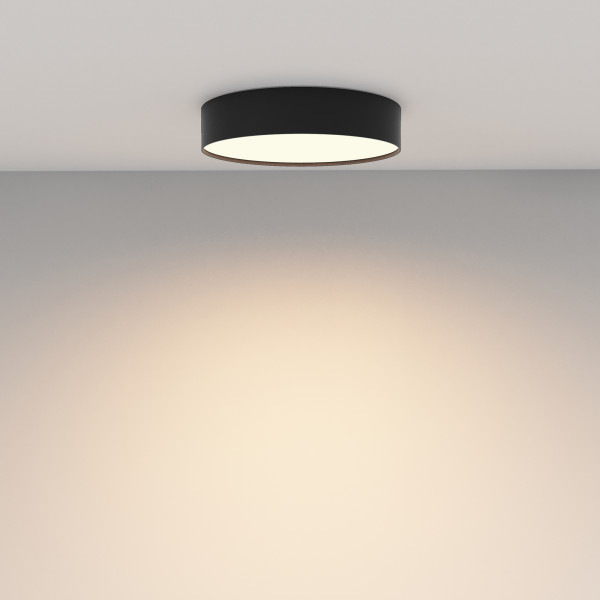 Plafondlamp Zon zwart detail van Maytoni - OANN