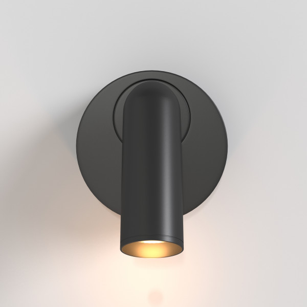 Wandlamp Mirax zwart detail van Maytoni - OANN
