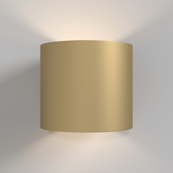 Wandlamp Rond goud mat detail van Maytoni - OANN
