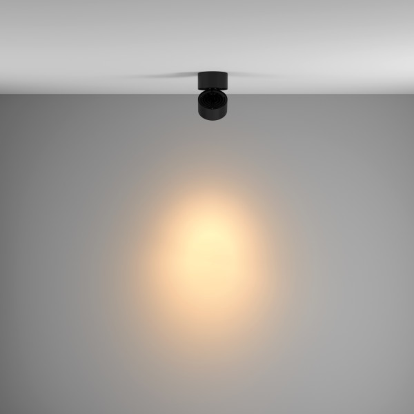 Plafondlamp Yin zwart detail van Maytoni - OANN