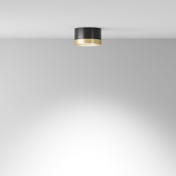 Plafondlamp Hoop zwart detail van Maytoni - OANN