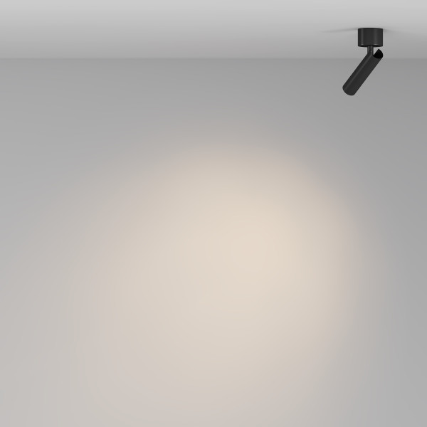 Plafondlamp Focus T zwart detail van Maytoni - OANN