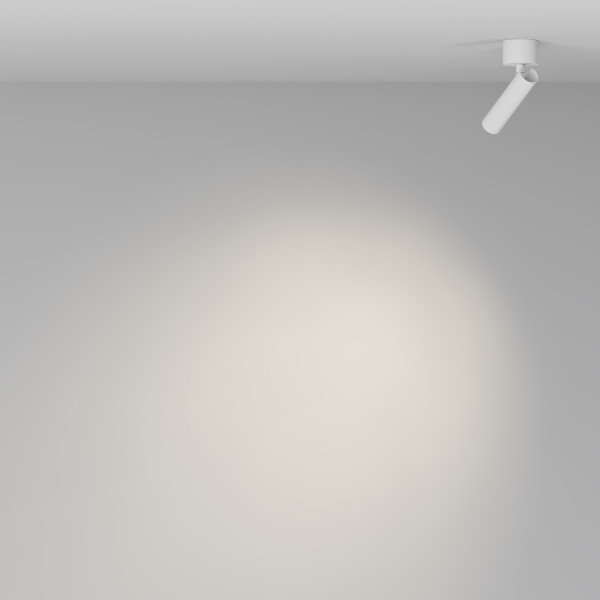 Plafondlamp Focus T wit detail van Maytoni - OANN