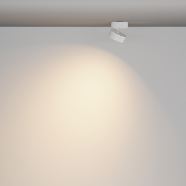 Plafondlamp Lens wit detail van Maytoni - OANN