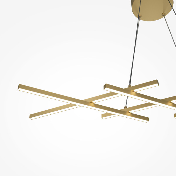 Hanglamp Halo messing detail van Maytoni - OANN