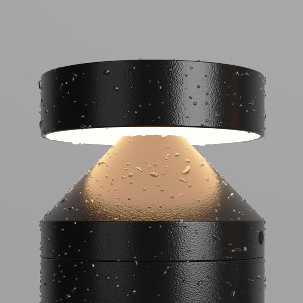 Staande buitenlamp Olten grafiet detail van Maytoni - OANN