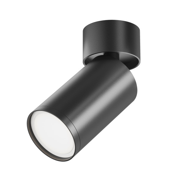 Plafondlamp Focus S zwart sfeerbeeld van Maytoni - OANN