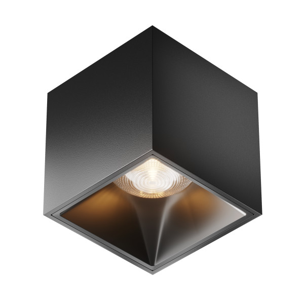 Plafondlamp Alfa zwart sfeerbeeld van Maytoni - OANN