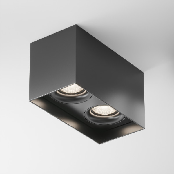 Plafondlamp Slim zwart van Maytoni - OANN