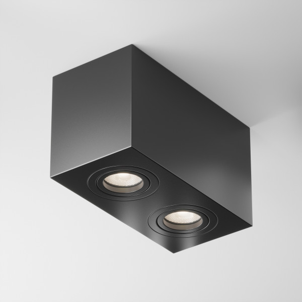 Plafondlamp Atom zwart van Maytoni - OANN