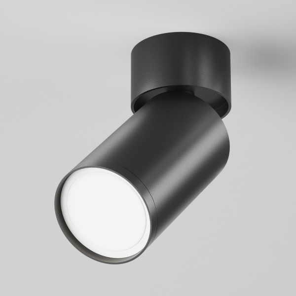 Plafondlamp Focus S zwart van Maytoni - OANN