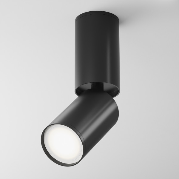 Plafondlamp Focus S zwart van Maytoni - OANN