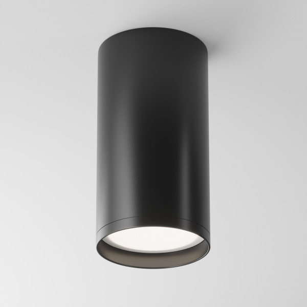 Plafondlamp Focus S zwart van Maytoni - OANN