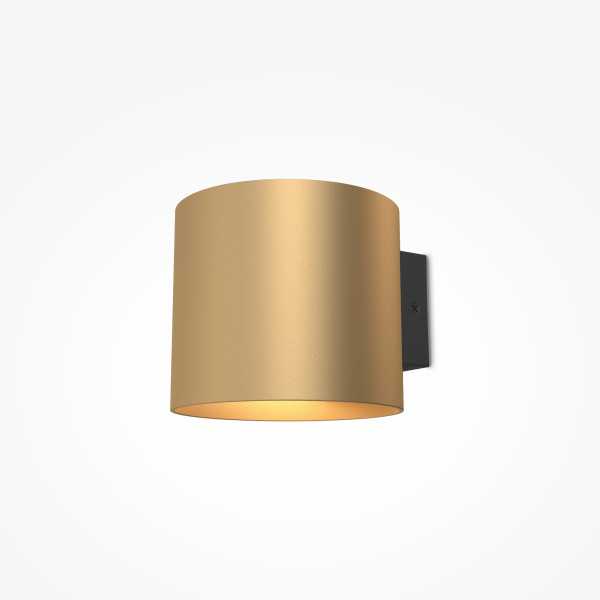 Wandlamp Rond goud mat van Maytoni - OANN
