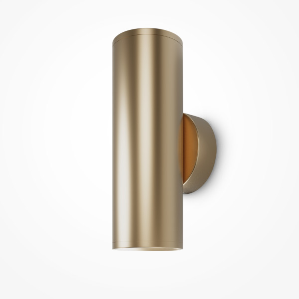 Wandlamp Focus S goud mat van Maytoni - OANN