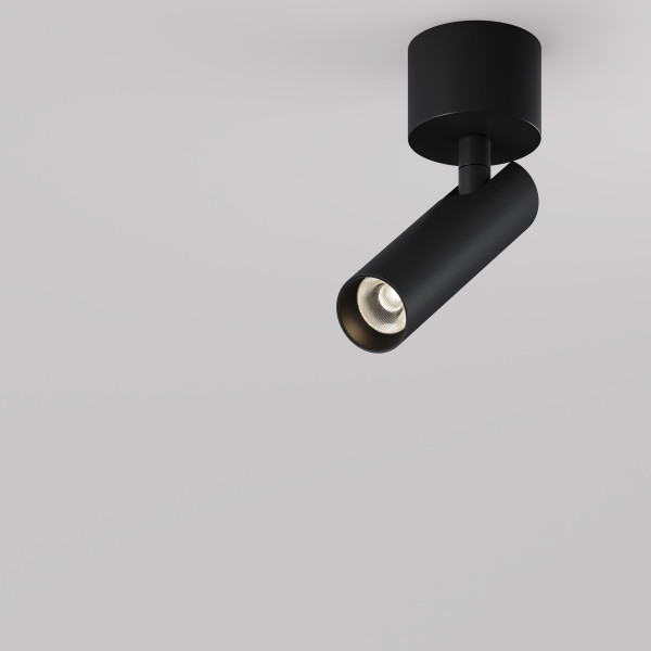 Plafondlamp Focus T zwart van Maytoni - OANN