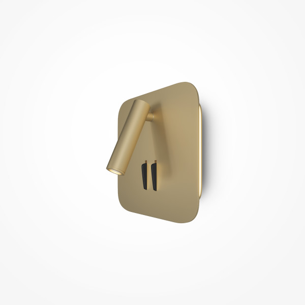 Wandlamp Ios 176 goud mat van Maytoni - OANN