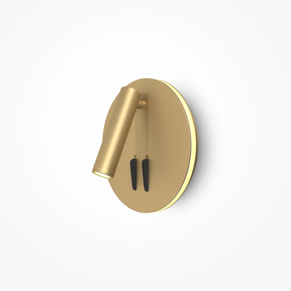 Wandlamp Ios 176 goud mat van Maytoni - OANN