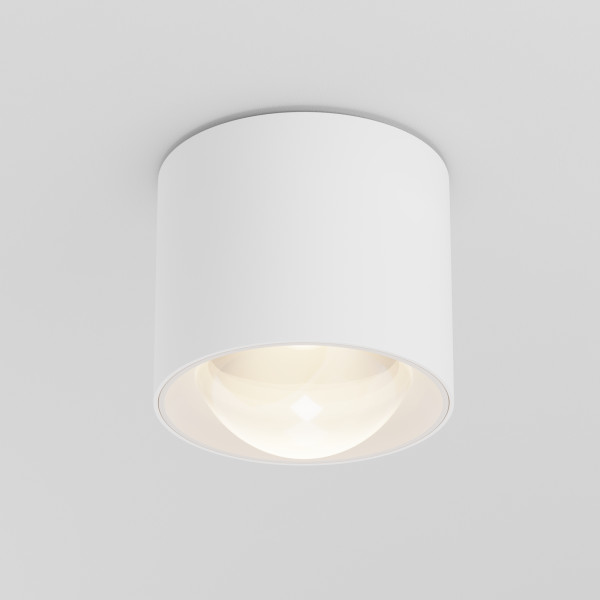 Plafondlamp Lens wit van Maytoni - OANN