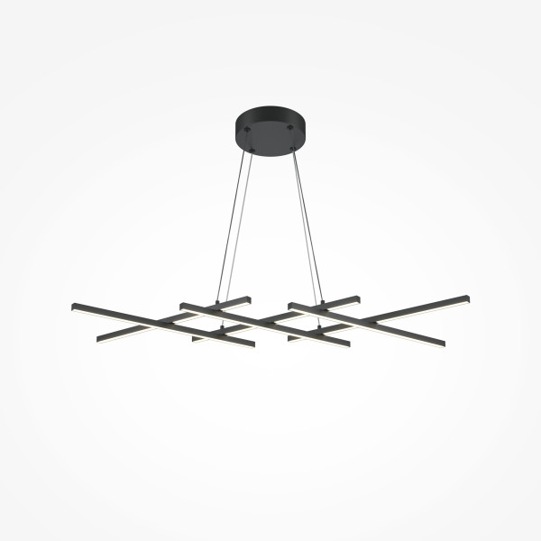 Hanglamp Halo zwart van Maytoni - OANN