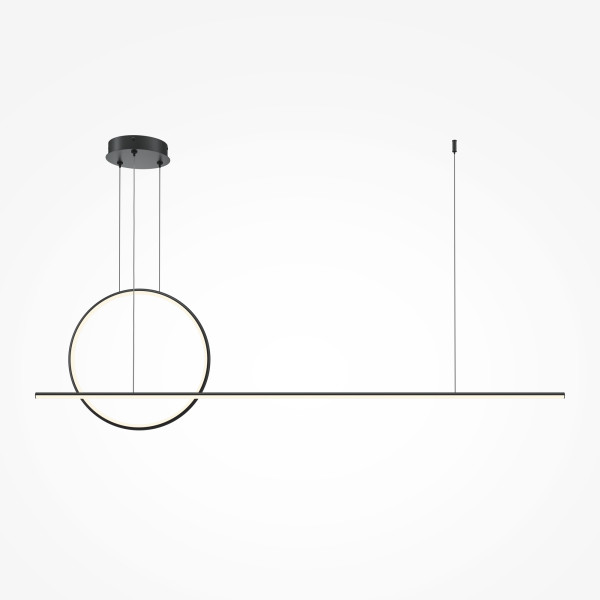 Hanglamp Halo zwart van Maytoni - OANN