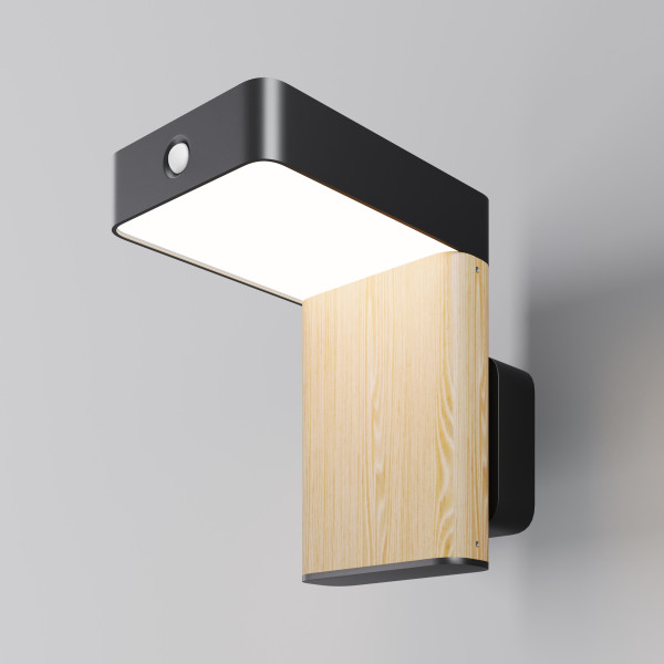 Solar buitenlamp Nordis zwart van Maytoni - OANN
