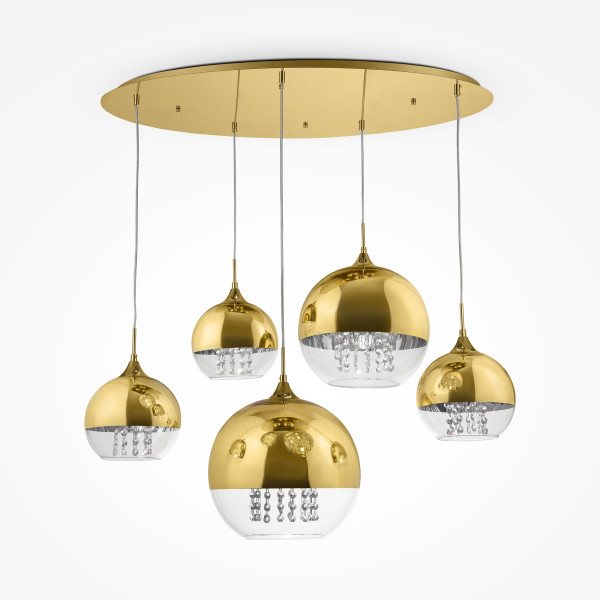 Hanglamp Fermi goud van Maytoni - OANN