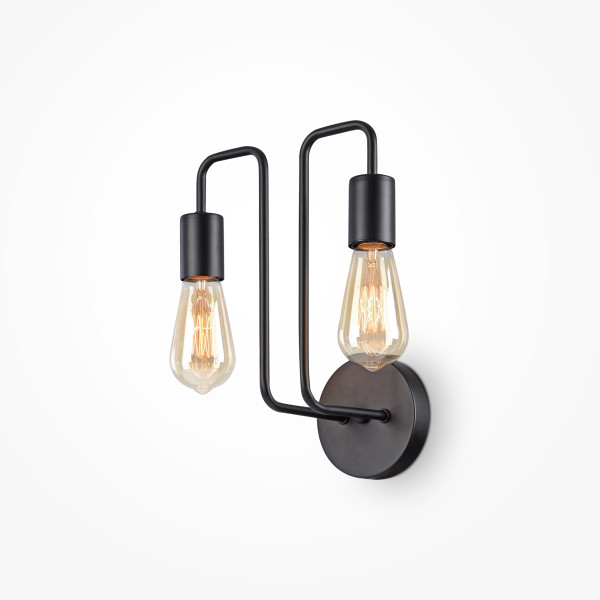 Wandlamp Gilbert zwart van Maytoni - OANN