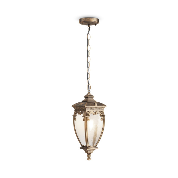 Hanglamp buiten Fleur zwart sfeerbeeld van Maytoni - OANN
